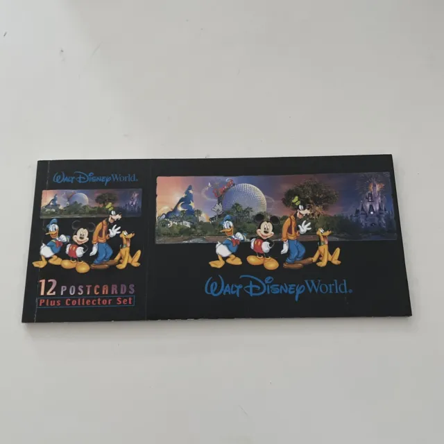 Walt disney world set of 12 postcards plus collector set vintage 2003 - Rare New