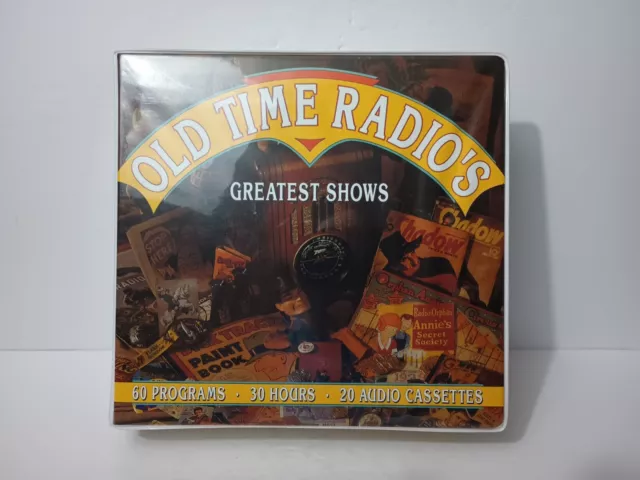 Old Time Radio Greatest Shows Cassette Set (1994) 60 Programs  1943 to 1956