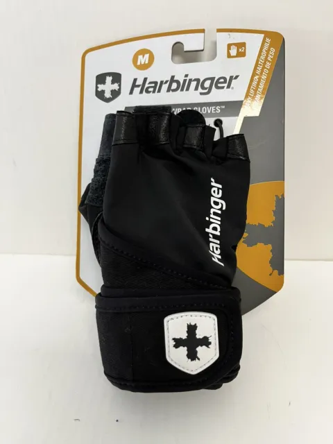 Harbinger Unisex Pro Wrist Wrap Heavy Lifting Gloves M Medium New