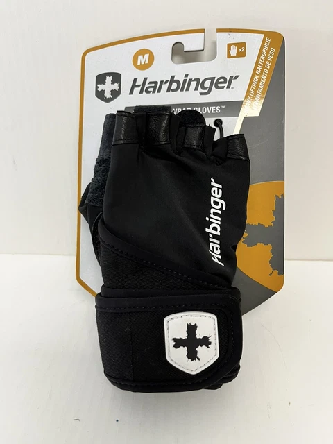 Harbinger Unisex Pro Wrist Wrap Heavy Lifting Gloves M Medium New Harbinger Unisex Pro Wrist Wrap Heavy Lifting Gloves M Medium New