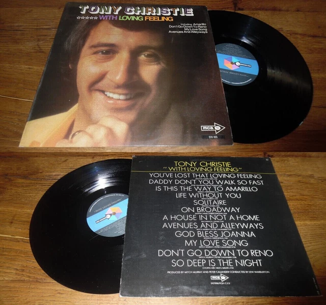 Tony Christie - With Loving Feeling LP US Pop 72' MCA ORG French