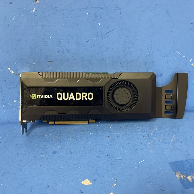 NVIDIA Quadro K5000 4GB DDR5 16 PCI Express Dual Slot Professional Graphic Video