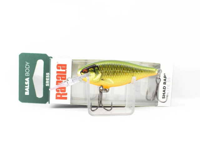 Rapala Shad Rap Elite Flottant Leurre SRE55/GDCP (8798) 22677338798