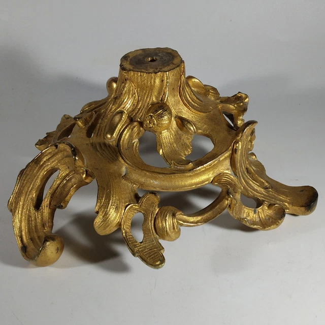 Ancien pied de lampe en bronze massif doré (Gebraucht) in Morges für
