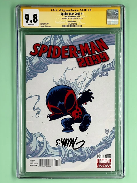 Spider-Man 2099 #1 (CGC 9.8) Skottie Young Variant, Signed by Skottie Young!