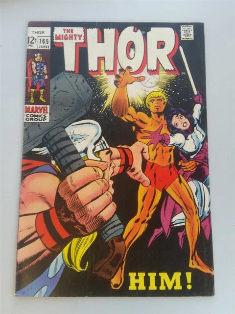 Mighty Thor #165 1St Full App Of Him Marvel 1969 Silver Age Comics
