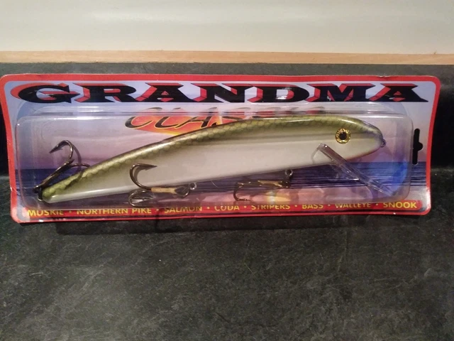 GRANDMA 9" CLASSIC G9-18 "TENNESSEE SHAD" Musky Muskie Fishing Lure Crankbait