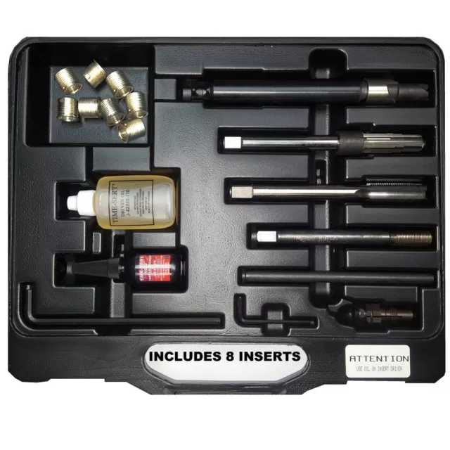 Big-Sert 5553-8 M14 x 1.25 Ford Triton Spark Plug Thread Repair Kit w/ 8 Inserts