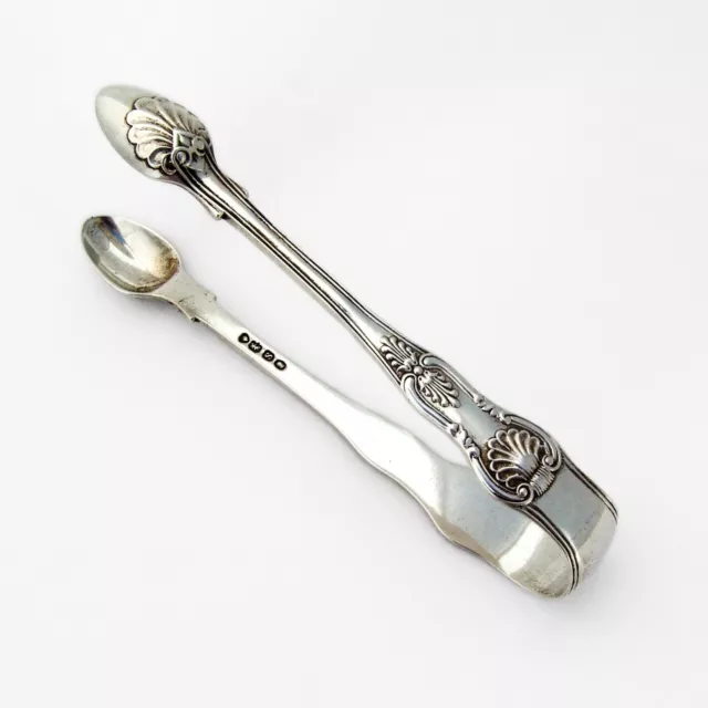 Kings Large Sugar Tongs Sterling Silver John Lias Sons London 1833