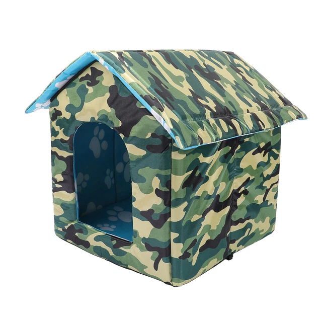Waterproof Outdoor Pet House Cat Nest Tent Cave Bed Kitty Shelter Collapsible