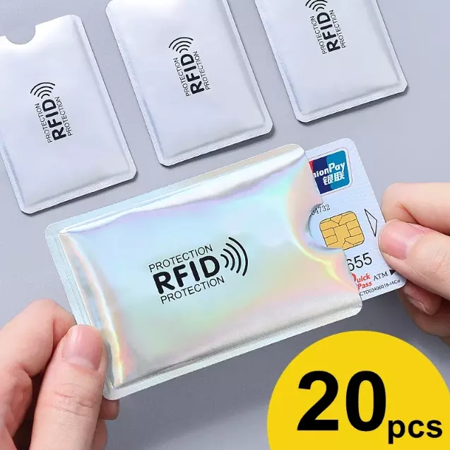 10X RFID Blocking Sleeve Secure Credit Debit Card ID Protector Anti Scan Safety 3