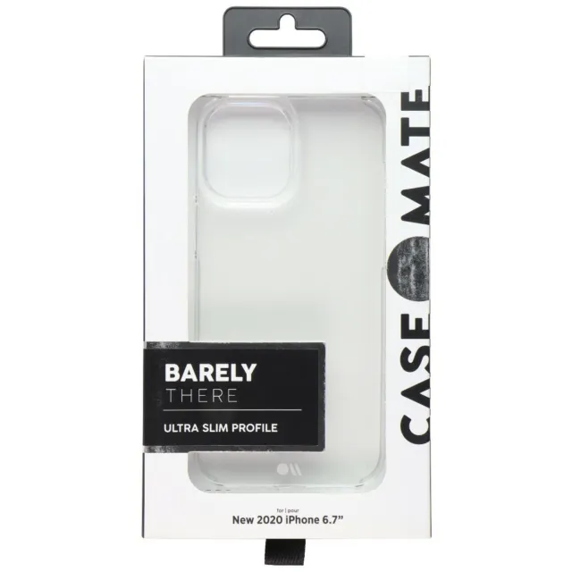 Case-Mate Barely There Series Case for Apple iPhone 12 Pro Max - Clear