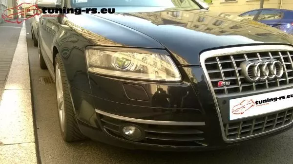 SCHEINWERFERBLENDEN BÖSER BLICK ABS für AUDI A6 (C6, 4F)  2007-11 tuning-rs