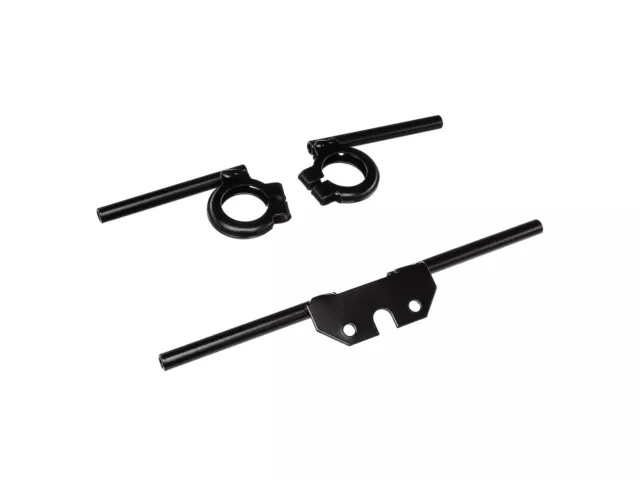 Set: Blinkleuchtenträger vorn und hinten, schwarz, Ø10mm - für Simson S50, S51,