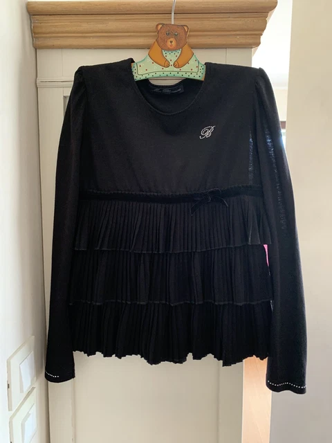 Miss Blumarine Jeans Vestito in ciniglia tg. 8 anni e Maglietta con strass tg.10