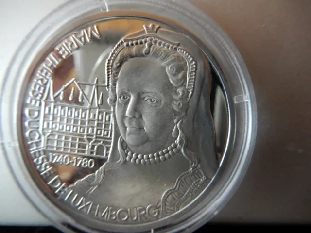 Luxemburg 25 ECU 1994 Silber, Marie Therese Duchesse de Luxembourg + Zertifikat