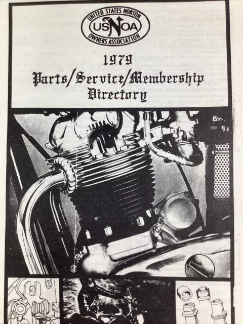 Norton Motorcycles News 1979 USA Owners Shop Ads Parts Service Member Directory
