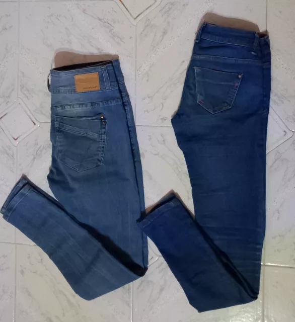 Stock 4 pz lotto donna terranova  jeans pantaloni maglia vestitino 2