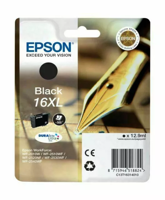 Epson 16 OR 16XL inkjet cartridge * Genuine Original *CHOOSE YOUR COLOUR & SIZE*