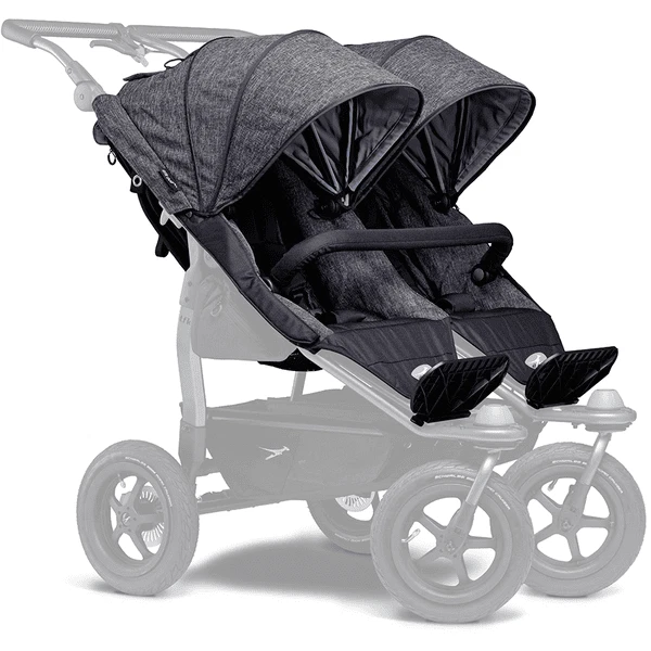 tfk Sportwagenaufsatz Duo für Kombi Kinderwagen Zubehör Anthrazit TEILDEFEKT