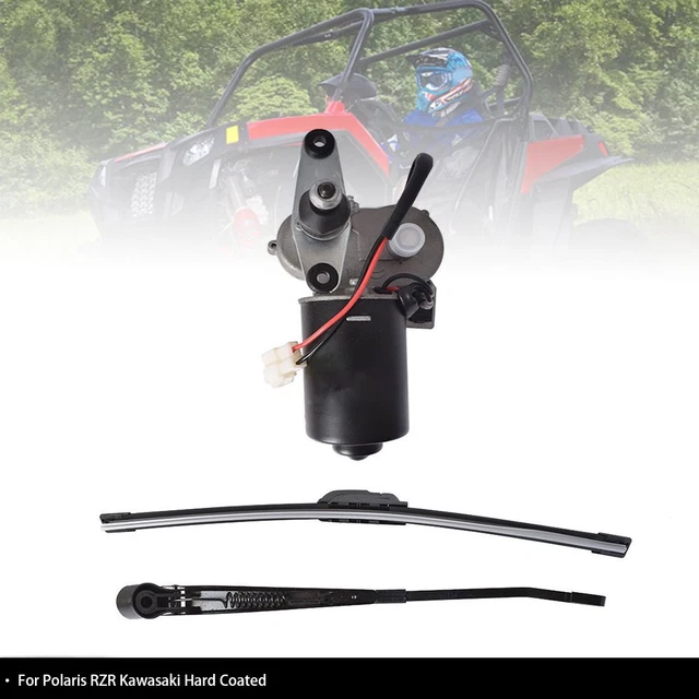 UTV 12V ELECTRIC Windshield Wiper Motor Kit For Polaris RZR Kawasaki