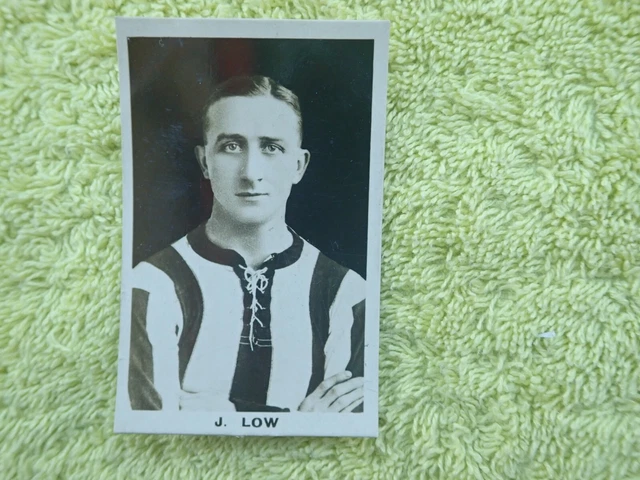THOMPSON ADVENTURE SIGNED REAL PHOTO Football Trade Card J Low Newcastle United
