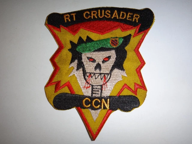 VIETNAM WAR US 5th Special Forces Group MACV-SOG RT CRUSADER CCN Patch ...