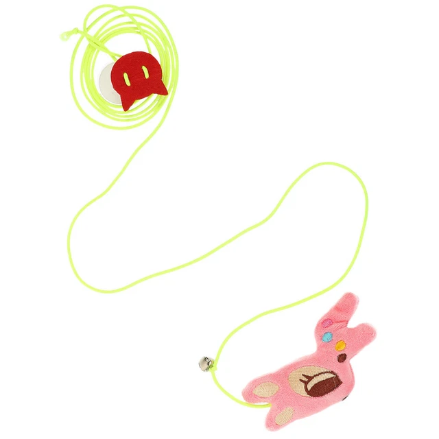 4 PIEZAS Dibujos Animados Gato Escarnece Juguete Colgar Gatos - Juguete Loco