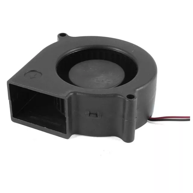 Blower Cooling 5V Fan 2 Pin Wires 75mm x 30mm Black Brushless DC Cooler 7530