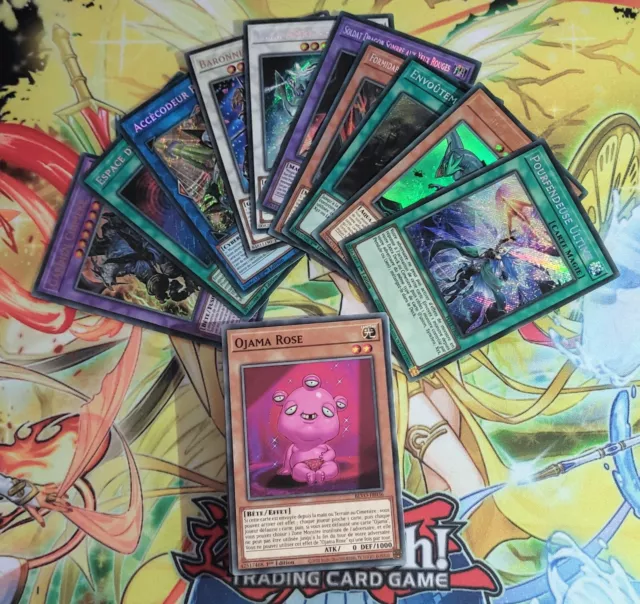 Lot de 50 cartes Yu-Gi-Oh toutes raretés