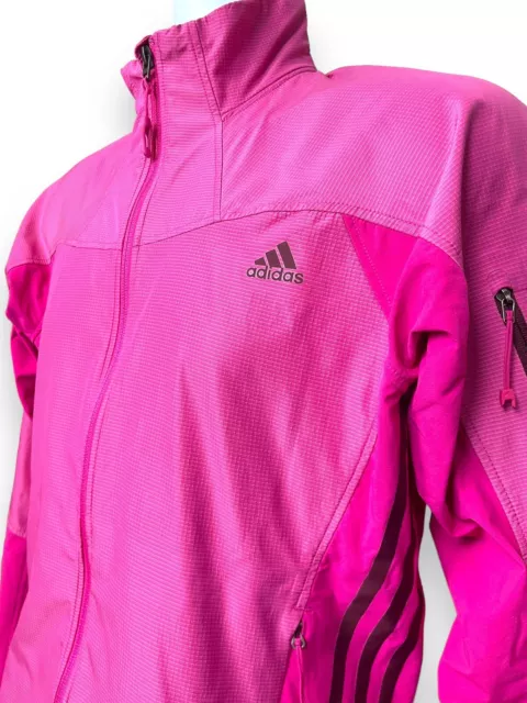 Women's Adidas Terrex Formotion Windstopper Pink Active Shell Jacket - Size UK16