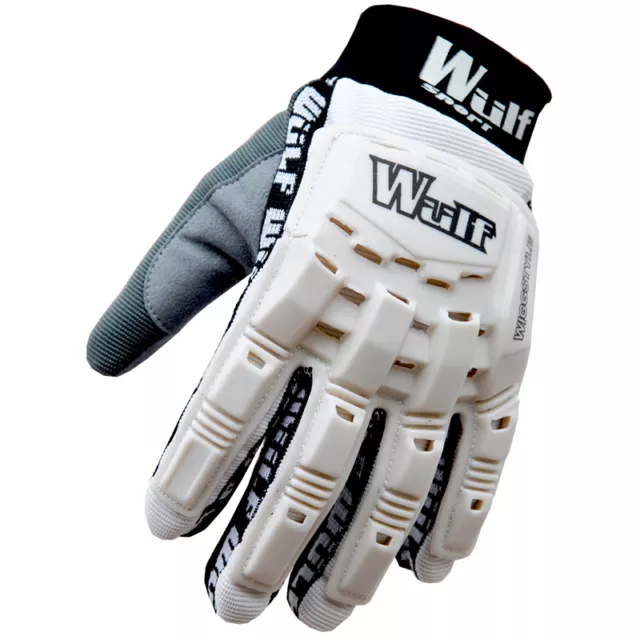 Wulfsport Wiggy Mx Off Road  Enduro Bike Armour Wulf Motocross Gloves White T