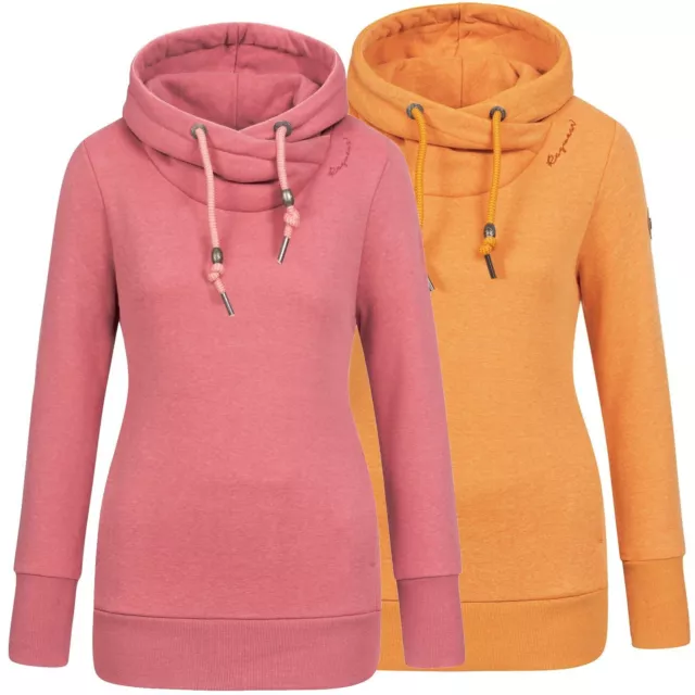 Ragwear Damen Hoodie Sweatshirt Kapuzenpullover Pullover Hoody Pulli Gripy Bold