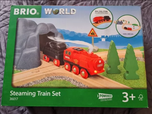 Brio World Eisenbahn Starter Set Dampflok Set 24 Teile 36017