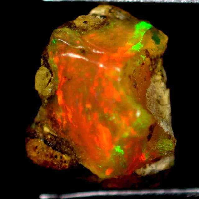 02.55 Cts 100% Natural Exclusive Ethiopian Opal Rough Cabochon Gemstone UA08