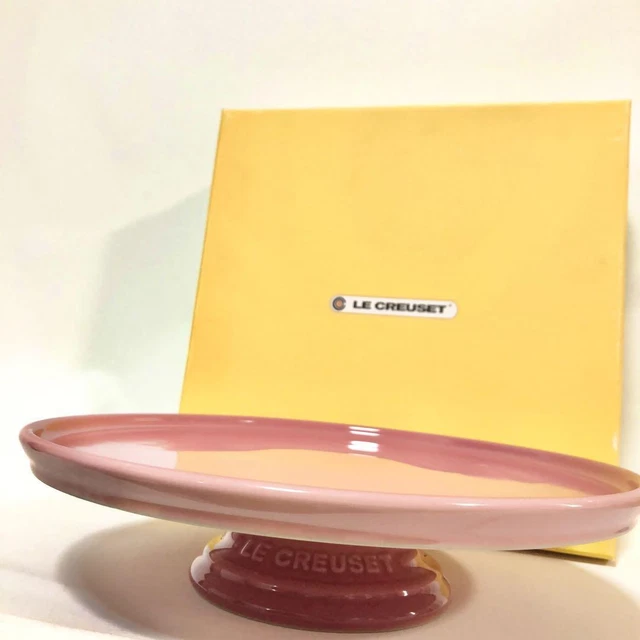 Soporte redondo para pastel Le Creuset 30 cm cuarzo rosa gres