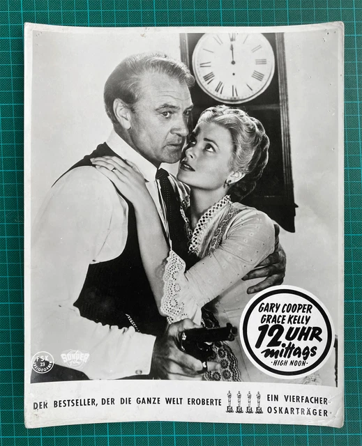 12 UHR MITTAGS, Grace Kelly Gary Cooper,Kult Western,Aushangfoto,High ...