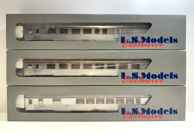 LS MODELS HO 4005x: Lot de 3 voitures 4 pattes SNCF ex. PLM Ep. IIIb - NEUVES EUR 149,00 - FR