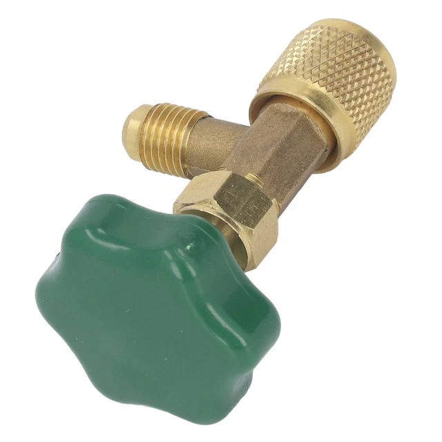 Valve De Réfrigérant Pour Climatisation Oumefar, Cuivre, Filetage 1/4" SAE, Poignée ABS