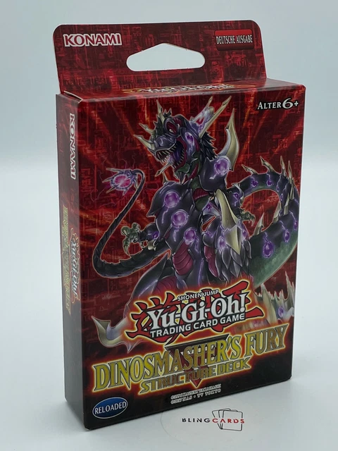 yugioh dinosmasher deck Dinosmasher's Fury Structure (Unlimited Re-print) a 3500 ATK monster that can send all enemy monsters cowering in fear before devouring them all in a single Battle Phase Yu-Gi-Oh! 3x Dinosmasher's Fury Structure