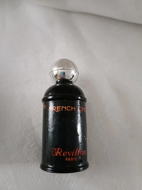 Pendentif Vintage French Line Revillon Paris - Métal Argenté, Style Parfum/mode, Comme Neuf