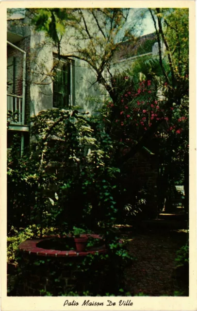 Vintage Postcard - Patio Maison De Ville New Orleans Louisiana LA  #10766