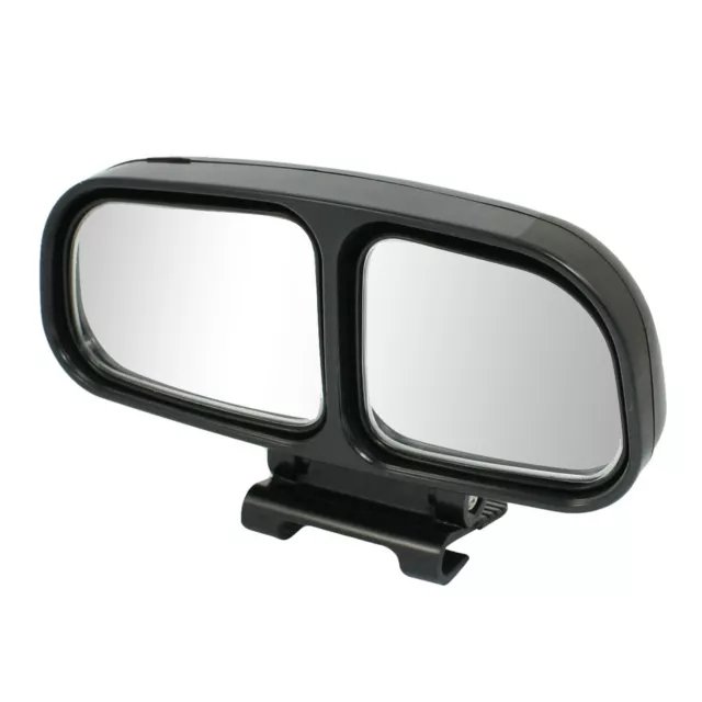 Rétroviseur gauche Voiture Van Camion réglable double Noir Miroir angle mort