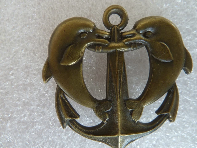 INSIGNE METAL BREVET De Bord Bronze Marine Nationale Occasion EUR 20,00