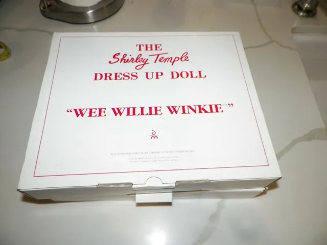 Danbury Mint Shirley Temple Dress Up Doll Ensemble Wee Willie Winkie 1996