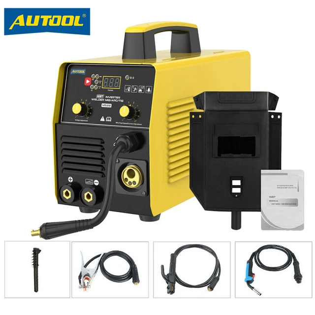 MIG/MAG/TIG/MMA Inverter Welder 160A IBGT Stick Arc Welding Machine 110V