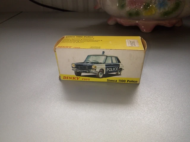 Dinky Toys 1450 Simca 1100 Police – Boîte D'origine – Fabriqué En France – Meccano
