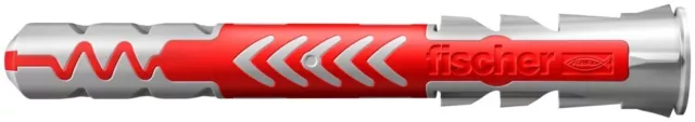 25 pezzi Fischer tedesco DuoPower 10x80 538252 tasselli multiuso grigi plastica