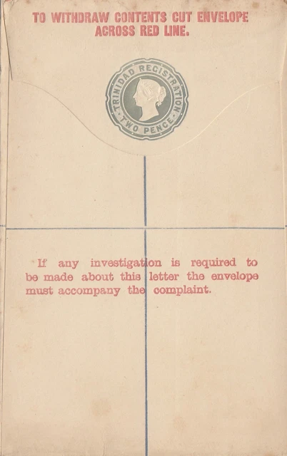 Trinidad: Registered Cover - No Use