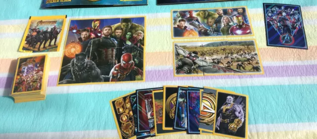 Panini Marvel Avengers Infinity War: Very Near Complete Sticker Set: (No Album):